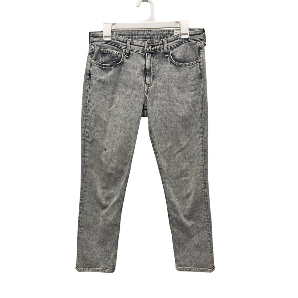 Rag & Bone Women's Dre low-rise slim boyfriend jeans acid washed size 27